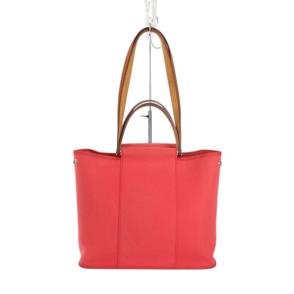 Hermes Cabag Handbag Toile And Leather #251092H63B